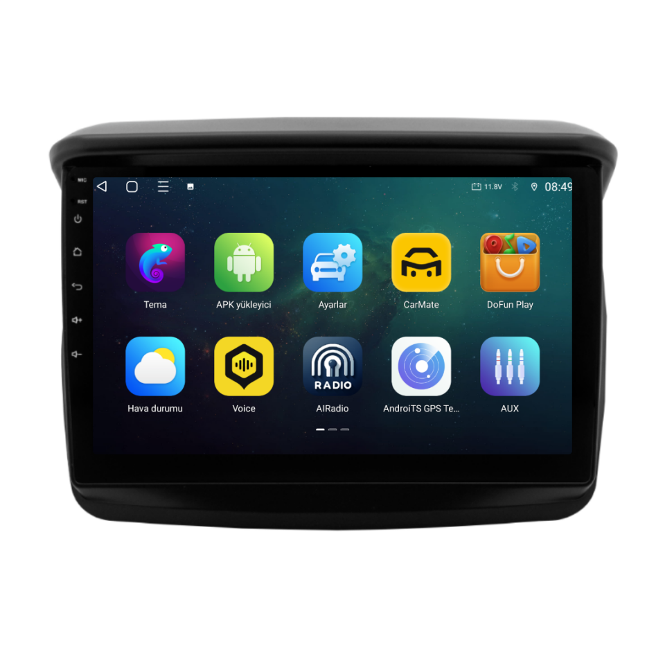 Mitsubishi L200 Android Multimedya Sistemi 2008-2014 6 GB RAM / 128 GB Hafıza / 8 Çekirdek