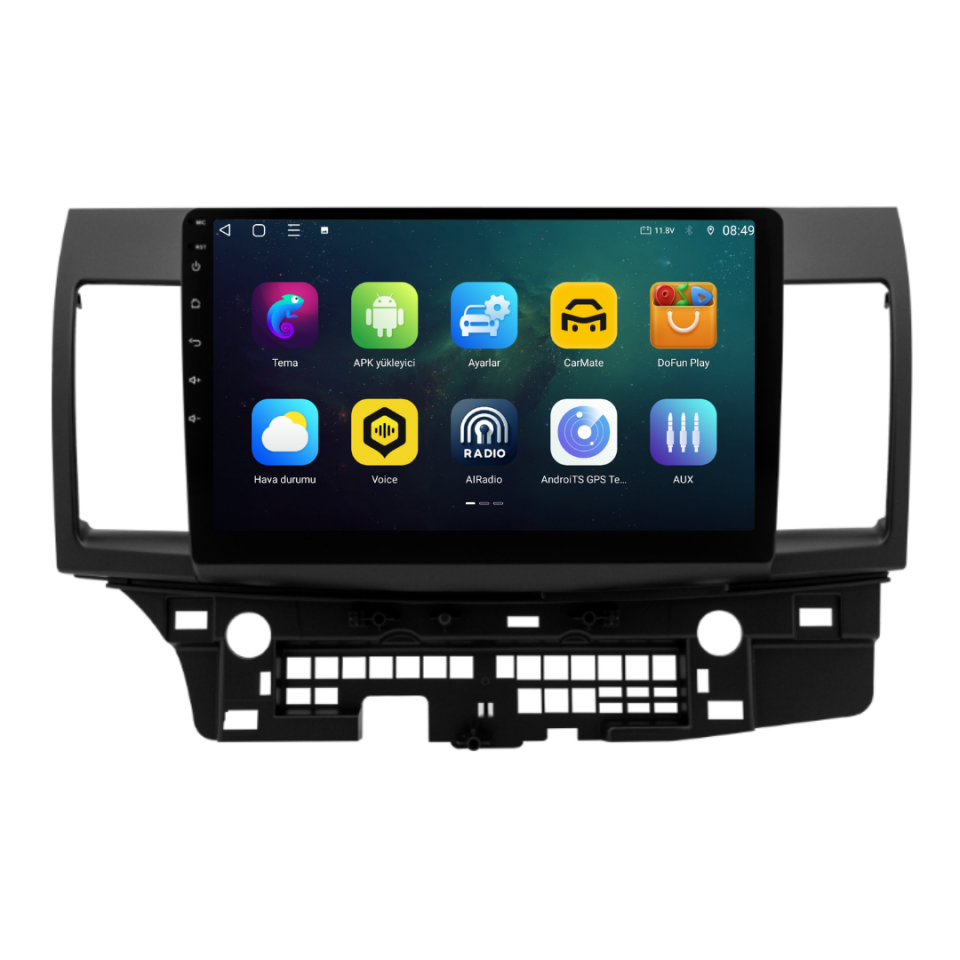 Mitsubishi Lancer Android Multimedya Sistemi 2008-2019 6 GB RAM / 128 GB Hafıza / 8 Çekirdek