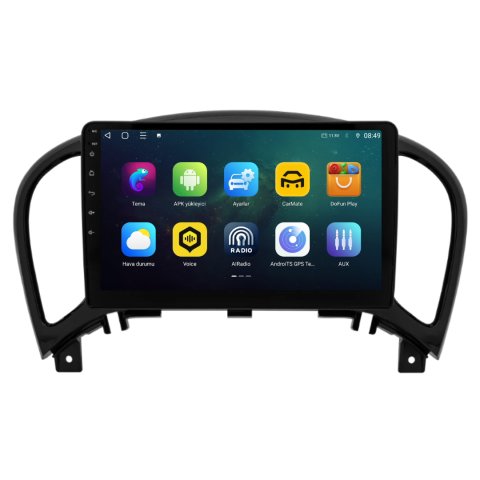 Nissan Juke Android Multimedya Sistemi 2010-2021 6 GB RAM / 128 GB Hafıza / 8 Çekirdek