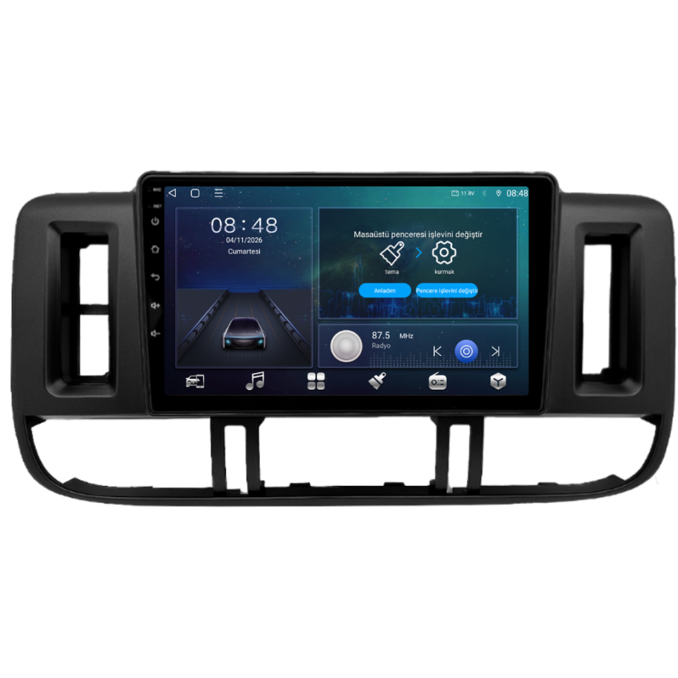 Nissan X-Trail Android Multimedya Sistemi 2002-2004 6 GB RAM / 128 GB Hafıza / 8 Çekirdek