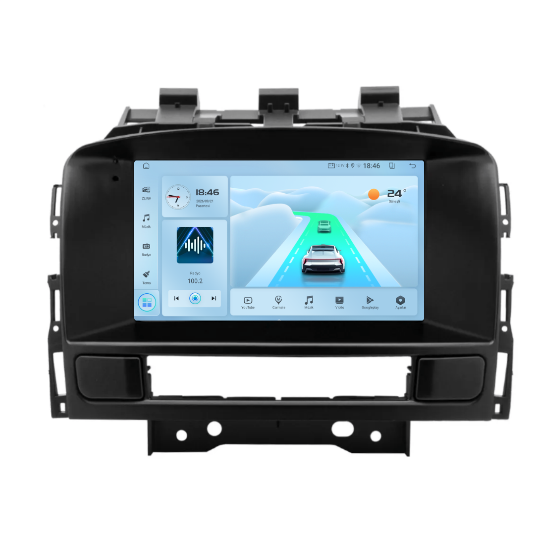 Opel Astra J  Android Multimedya Sistemi 4 GB RAM / 64 GB Hafıza / 4 Çekirdek