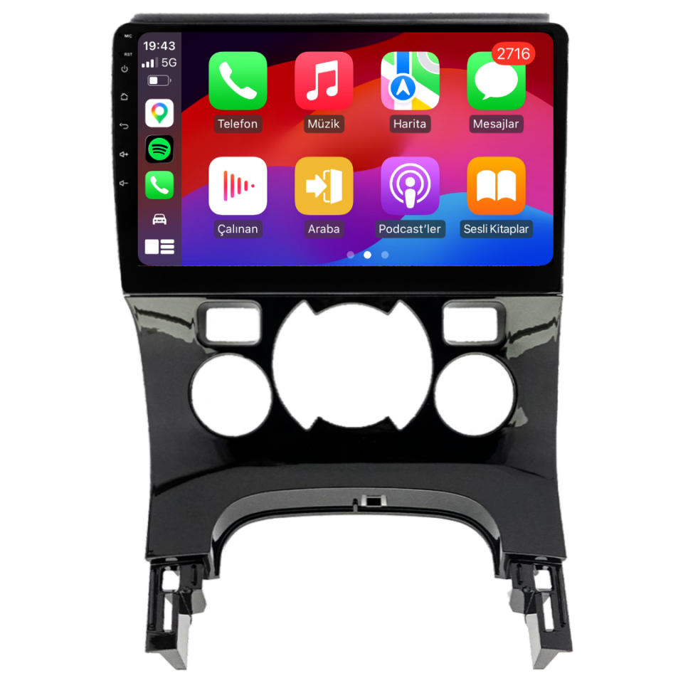 Peugeot 5008 Android Multimedya Sistemi 2009-2016 Digital Klima 6 GB RAM / 128 GB Hafıza / 8 Çekirdek