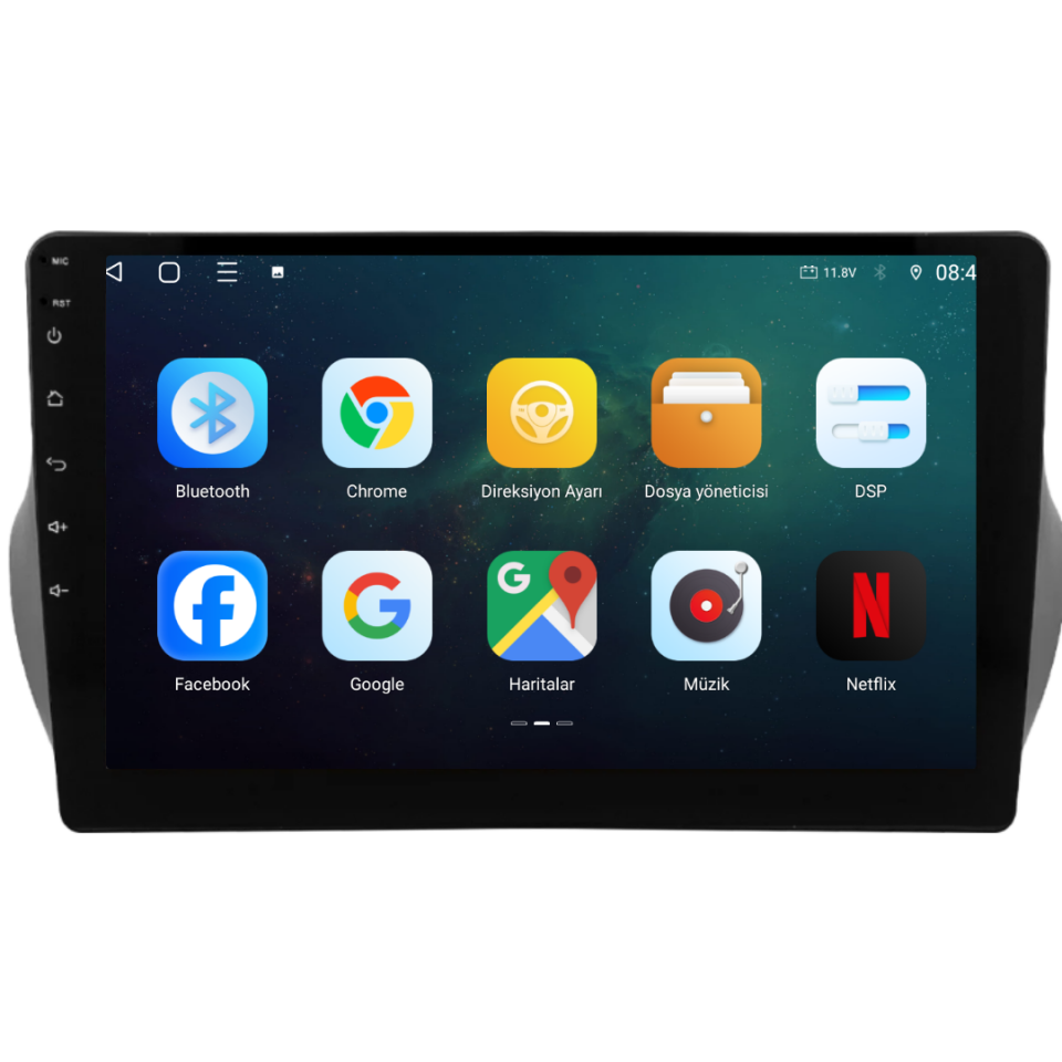 Peugeot Bipper  Android Multimedya Sistemi 6 GB RAM / 128 GB Hafıza / 8 Çekirdek