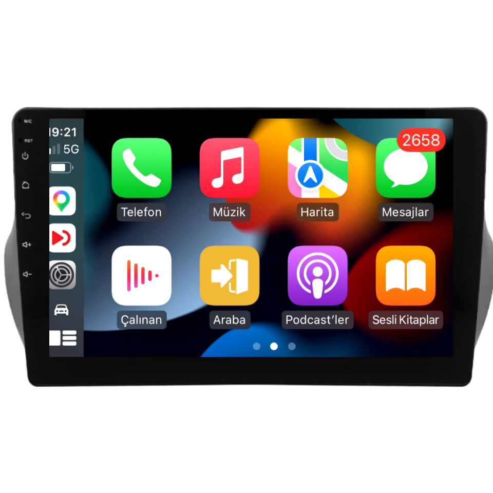 Peugeot Bipper  Android Multimedya Sistemi 6 GB RAM / 128 GB Hafıza / 8 Çekirdek