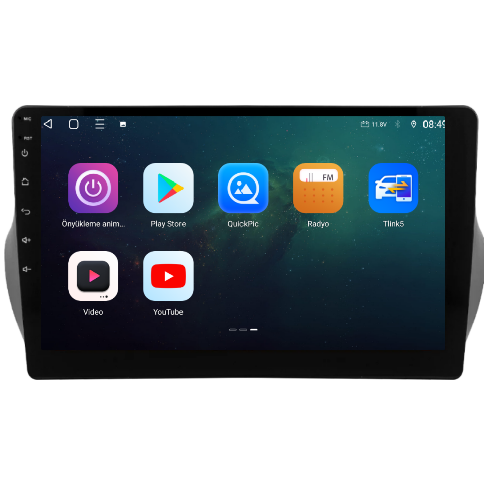Peugeot Bipper  Android Multimedya Sistemi 6 GB RAM / 128 GB Hafıza / 8 Çekirdek