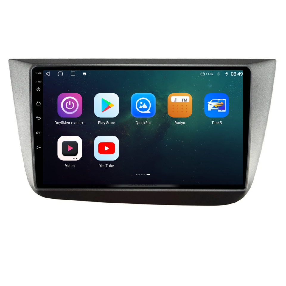 Seat Altea Android Multimedya Sistemi 2005-2014 6 GB RAM / 128 GB Hafıza / 8 Çekirdek