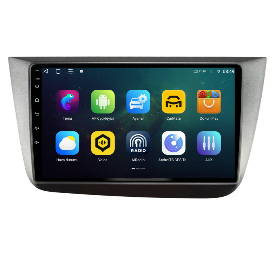 Seat Altea Android Multimedya Sistemi 2005-2014 6 GB RAM / 128 GB Hafıza / 8 Çekirdek