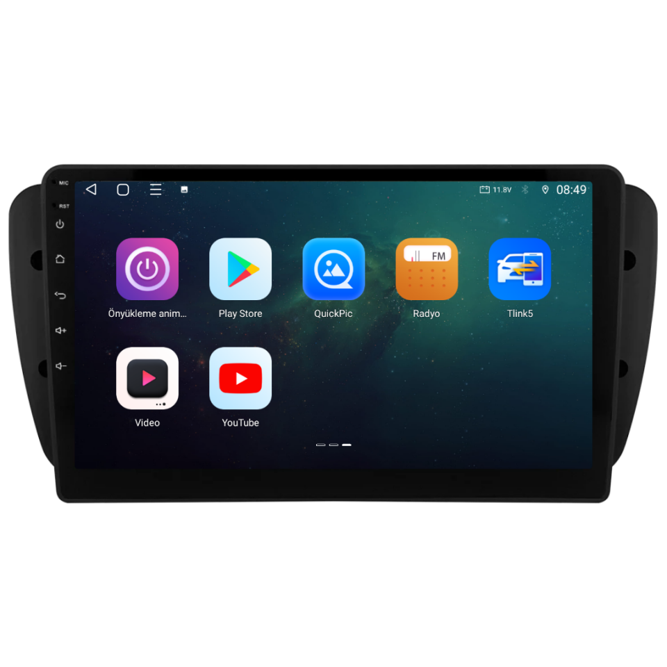 Seat Ibiza Android Multimedya Sistemi 2009-2012 6 GB RAM / 128 GB Hafıza / 8 Çekirdek