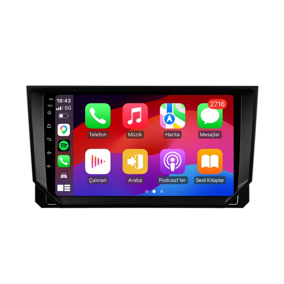 Seat Ibiza Android Multimedya Sistemi 2017-2020 6 GB RAM / 128 GB Hafıza / 8 Çekirdek