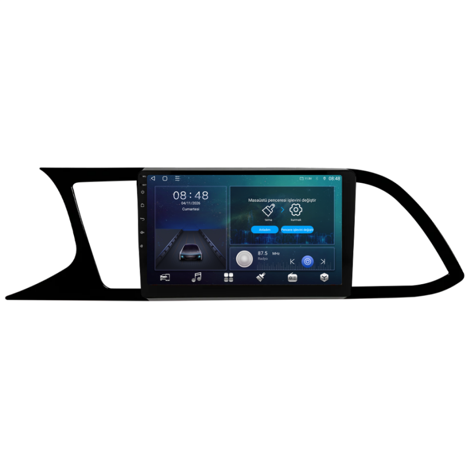 Seat Ibiza Android Multimedya Sistemi 2015-2018 6 GB RAM / 128 GB Hafıza / 8 Çekirdek