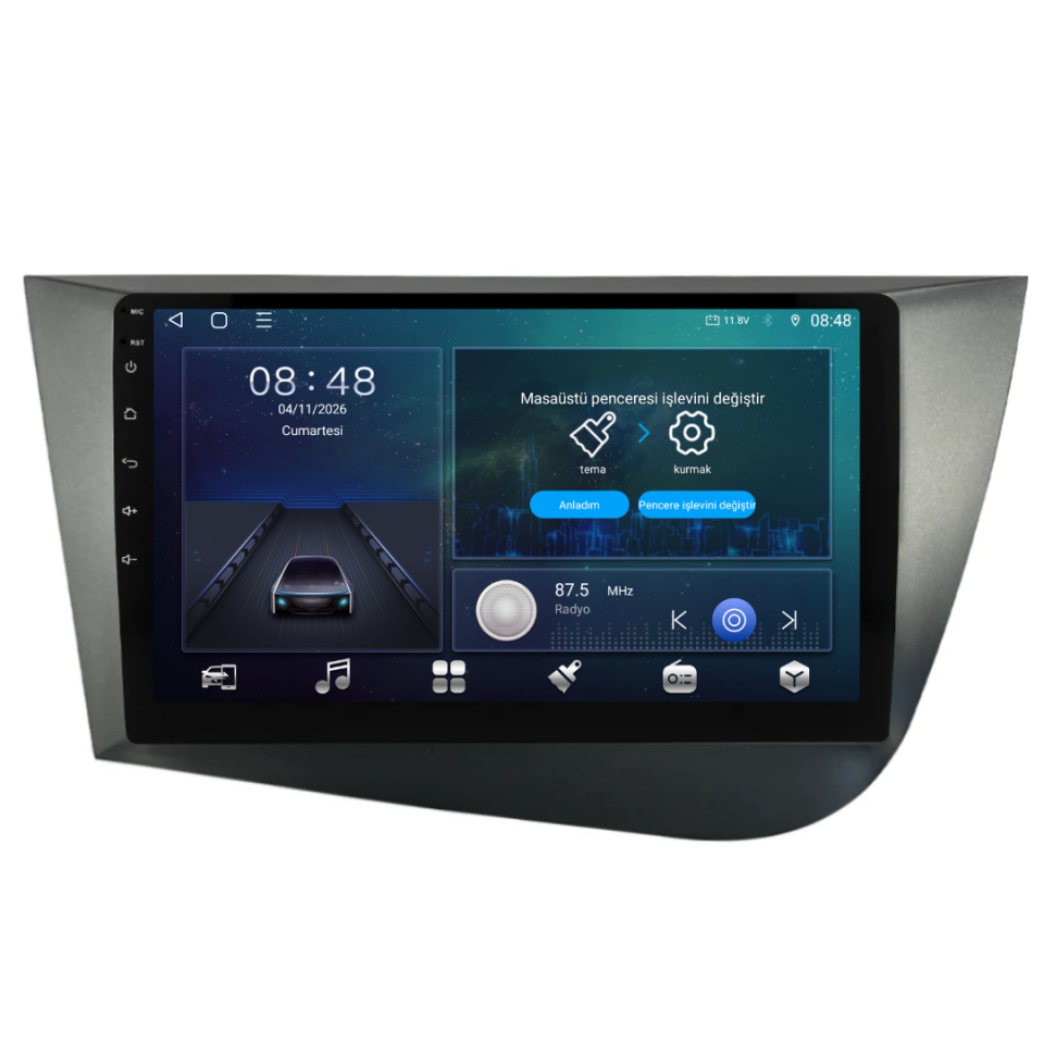 Seat Ibiza Android Multimedya Sistemi 2005-2012 6 GB RAM / 128 GB Hafıza / 8 Çekirdek