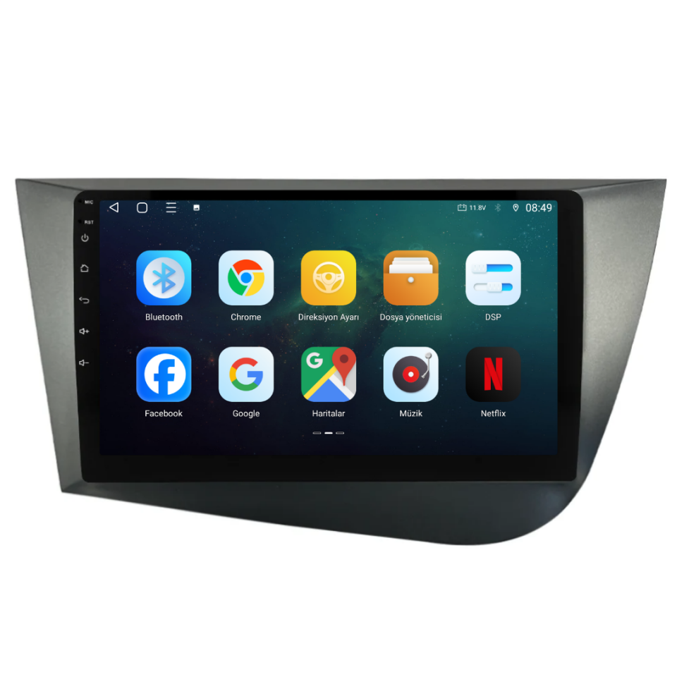 Seat Ibiza Android Multimedya Sistemi 2005-2012 6 GB RAM / 128 GB Hafıza / 8 Çekirdek