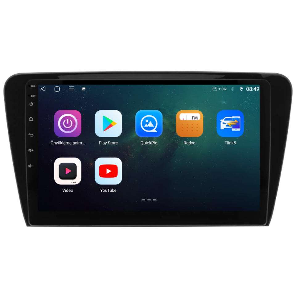 Skoda Octavia Android Multimedya Sistemi 2013-2017 6 GB RAM / 128 GB Hafıza / 8 Çekirdek