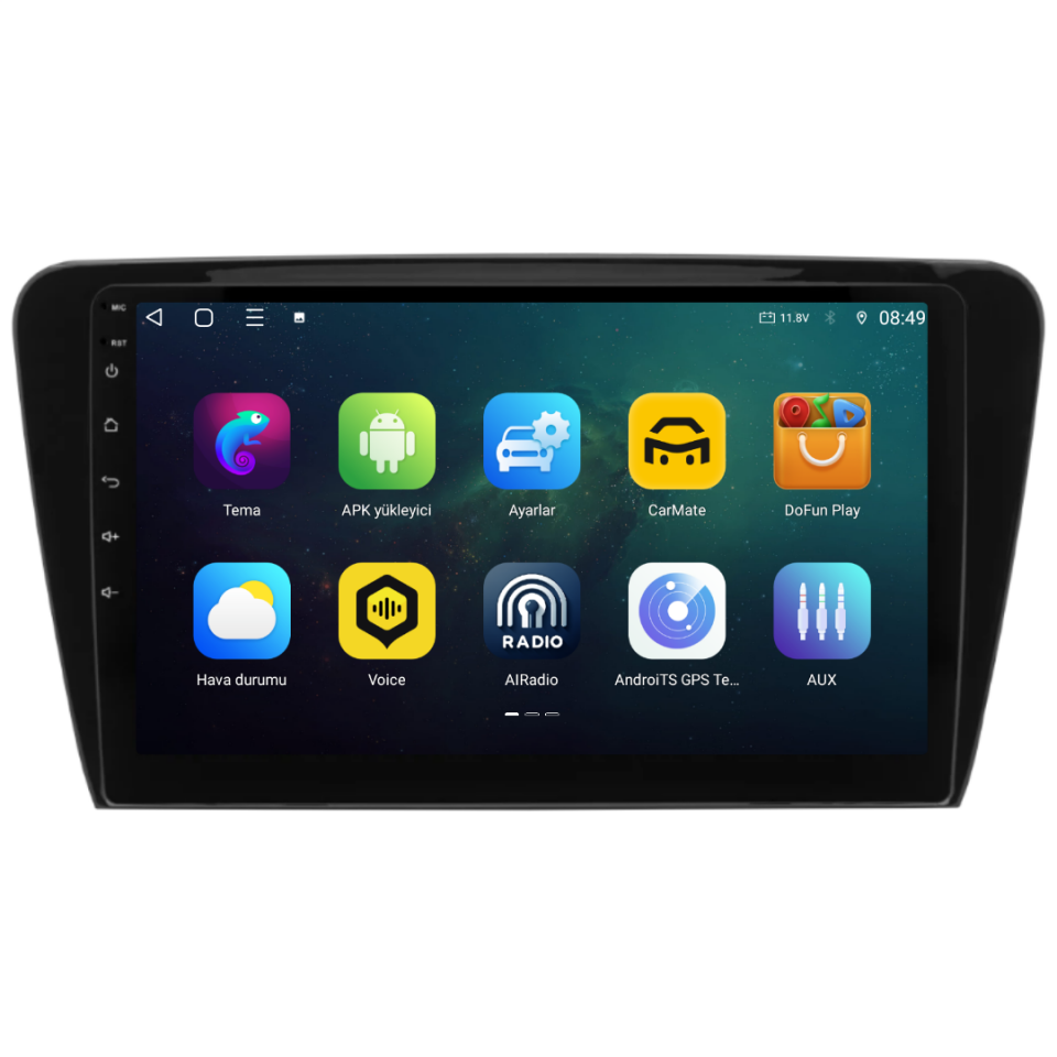 Skoda Octavia Android Multimedya Sistemi 2013-2017 6 GB RAM / 128 GB Hafıza / 8 Çekirdek