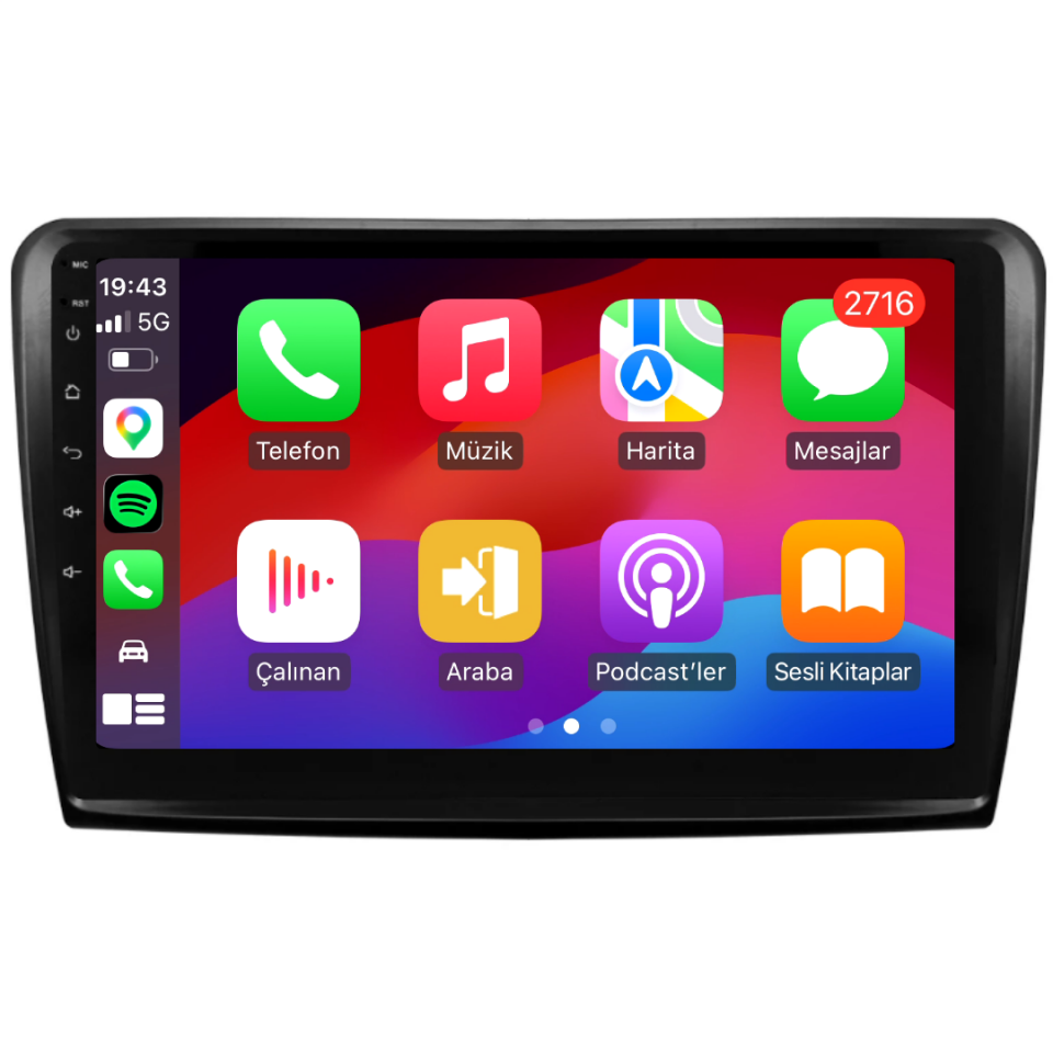 Skoda Superb Android Multimedya Sistemi 2009-2014 6 GB RAM / 128 GB Hafıza / 8 Çekirdek