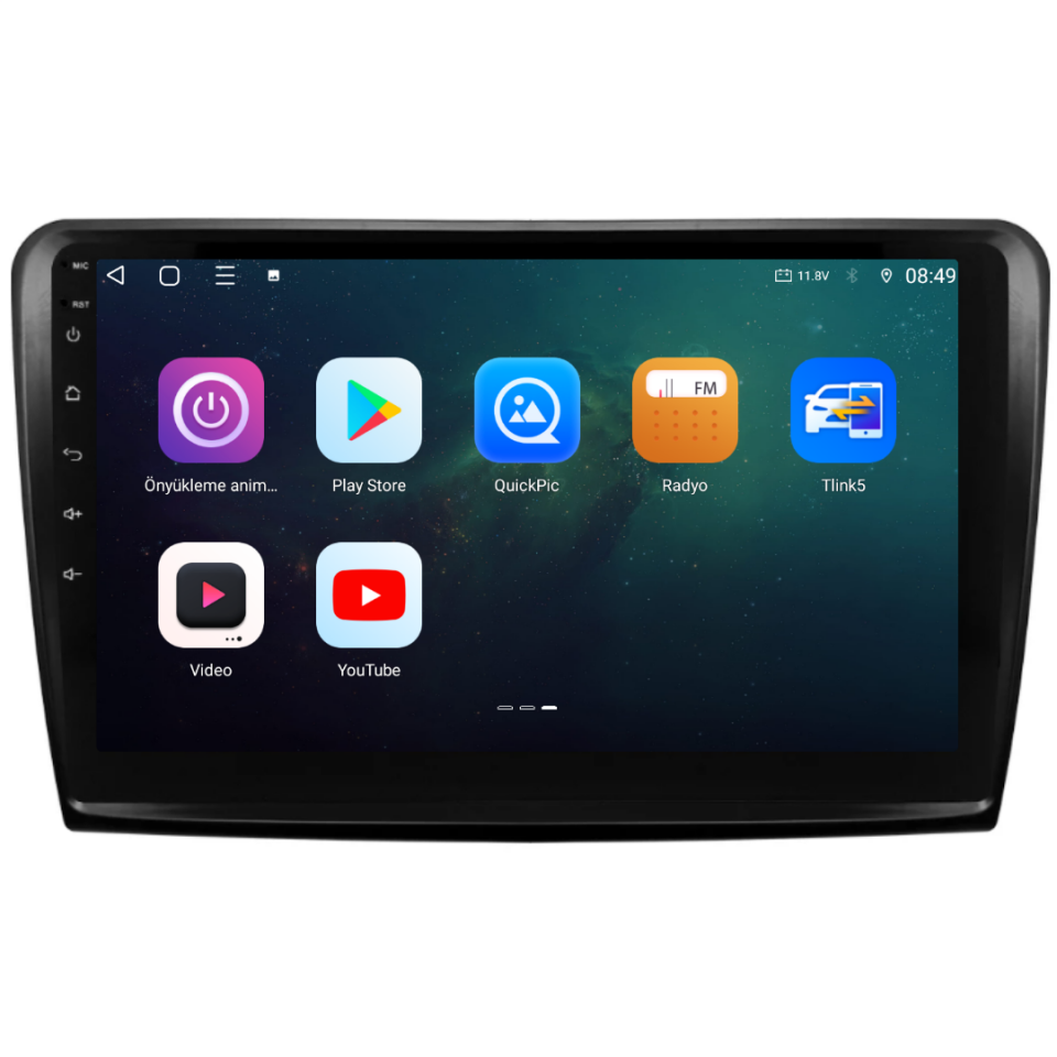 Skoda Superb Android Multimedya Sistemi 2009-2014 6 GB RAM / 128 GB Hafıza / 8 Çekirdek