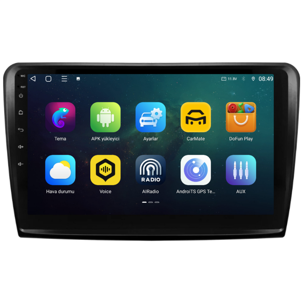 Skoda Superb Android Multimedya Sistemi 2009-2014 6 GB RAM / 128 GB Hafıza / 8 Çekirdek