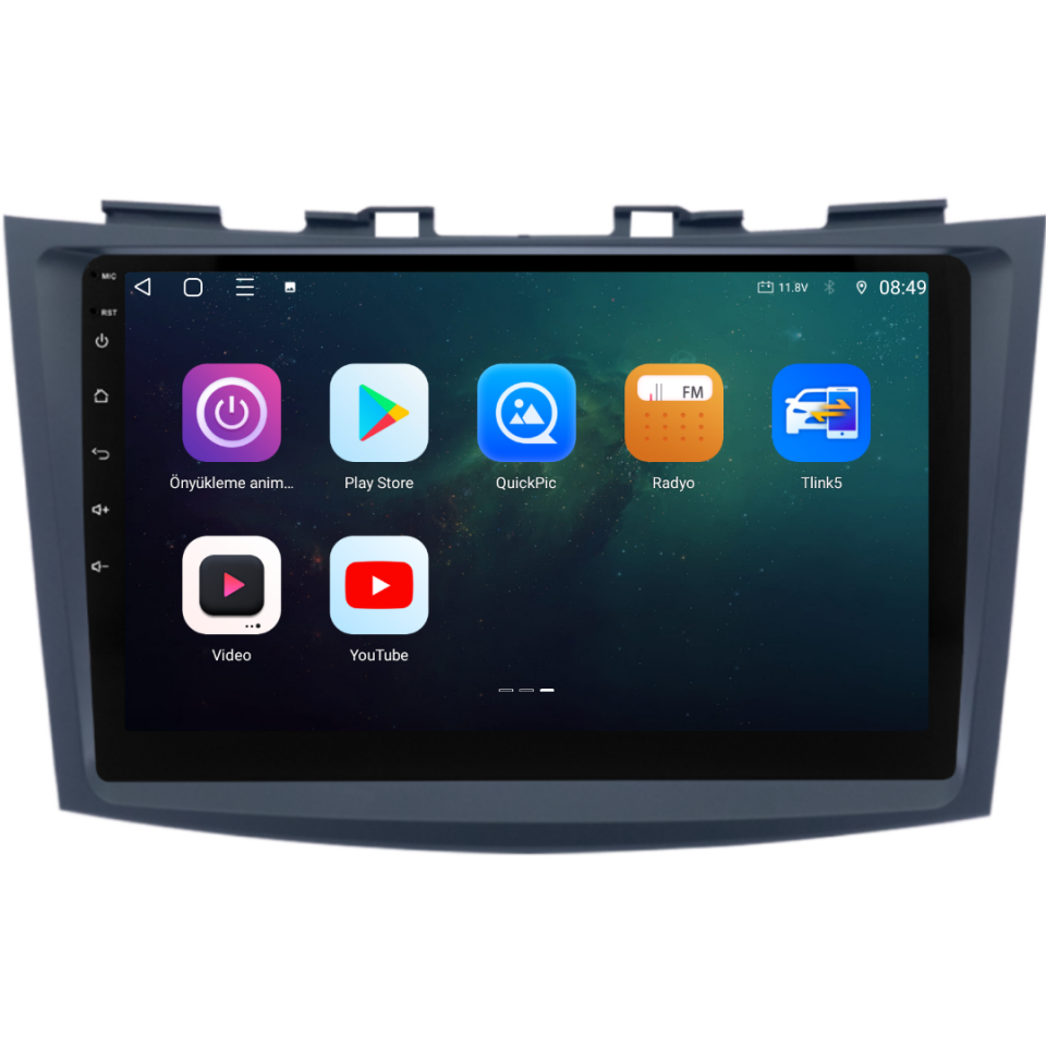 Suzuki Swift Android Multimedya Sistemi 2011-2016 6 GB RAM / 128 GB Hafıza / 8 Çekirdek