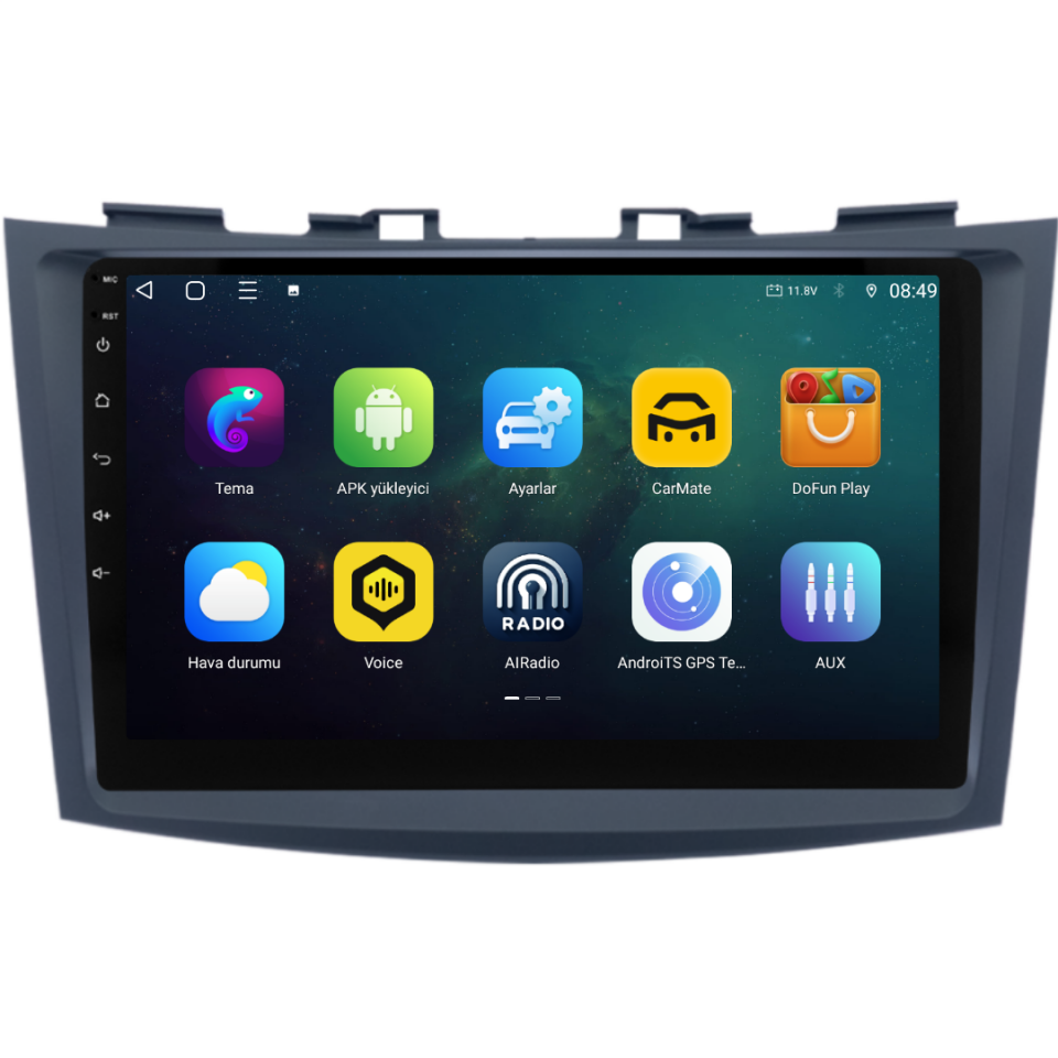 Suzuki Swift Android Multimedya Sistemi 2011-2016 6 GB RAM / 128 GB Hafıza / 8 Çekirdek