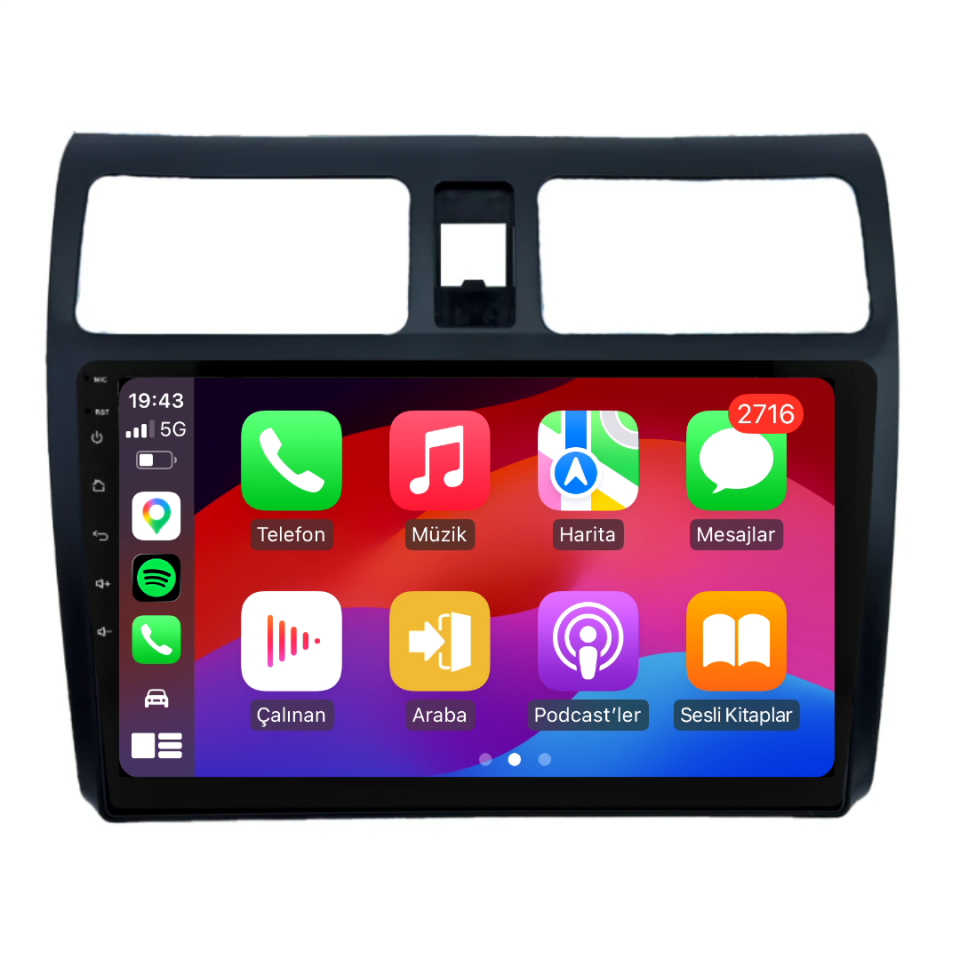 Suzuki Swift Android Multimedya Sistemi 2006-2010 6 GB RAM / 128 GB Hafıza / 8 Çekirdek