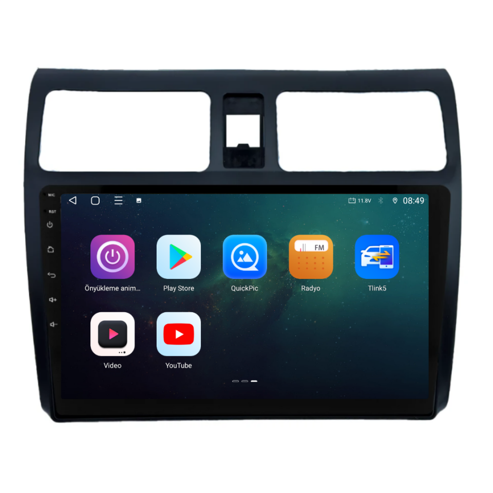 Suzuki Swift Android Multimedya Sistemi 2006-2010 6 GB RAM / 128 GB Hafıza / 8 Çekirdek