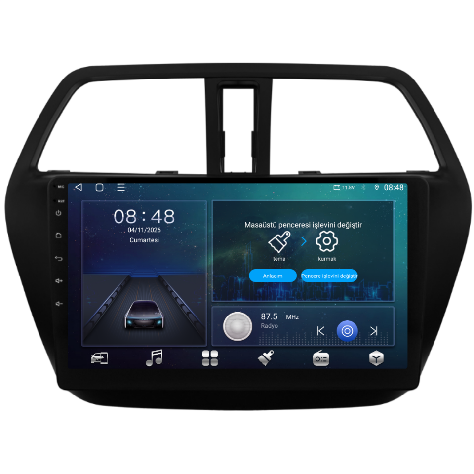 Suzuki SX4 S-Cross Android Multimedya Sistemi 2014 6 GB RAM / 128 GB Hafıza / 8 Çekirdek