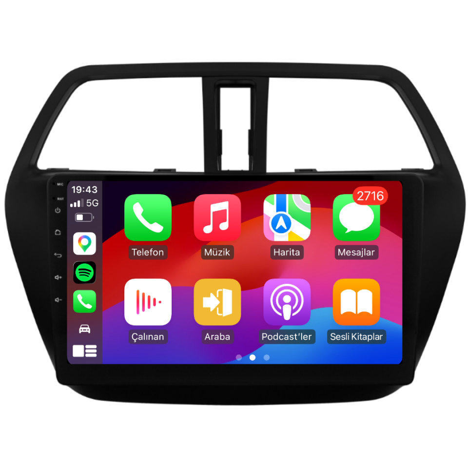 Suzuki SX4 S-Cross Android Multimedya Sistemi 2014 6 GB RAM / 128 GB Hafıza / 8 Çekirdek