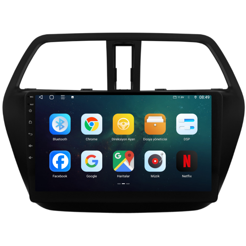 Suzuki SX4 S-Cross Android Multimedya Sistemi 2014 6 GB RAM / 128 GB Hafıza / 8 Çekirdek