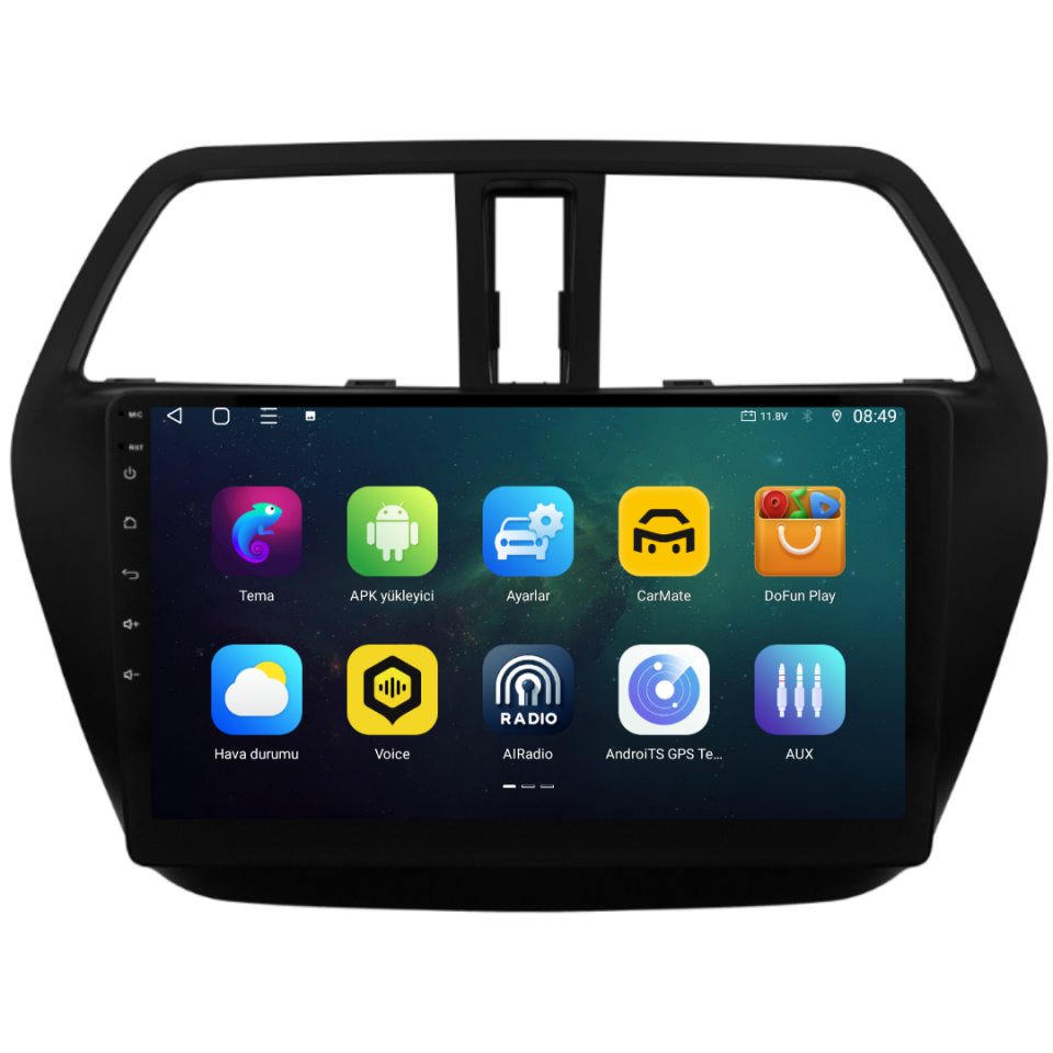 Suzuki SX4 S-Cross Android Multimedya Sistemi 2014 6 GB RAM / 128 GB Hafıza / 8 Çekirdek