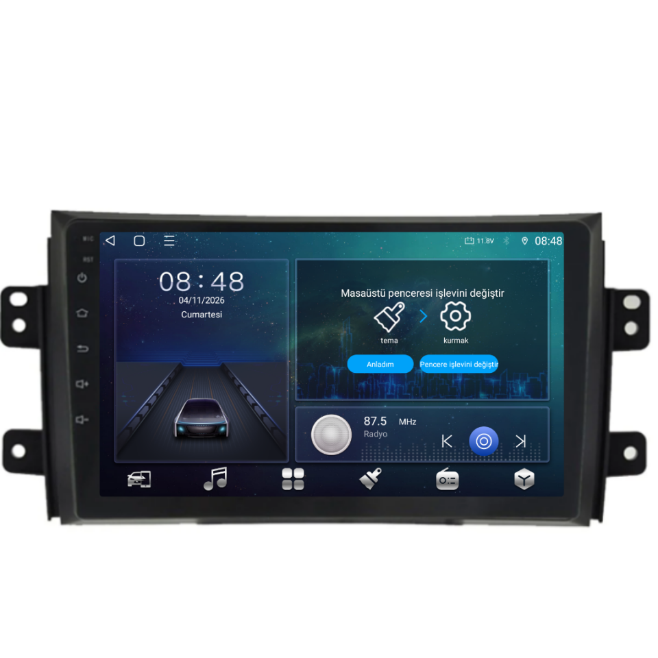 Suzuki SX4 Android Multimedya Sistemi  6 GB RAM / 128 GB Hafıza / 8 Çekirdek