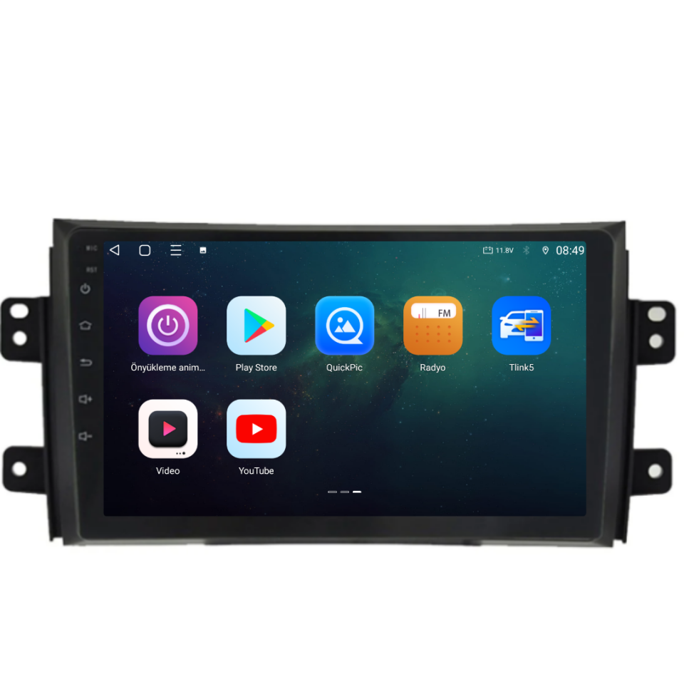 Suzuki SX4 Android Multimedya Sistemi  6 GB RAM / 128 GB Hafıza / 8 Çekirdek