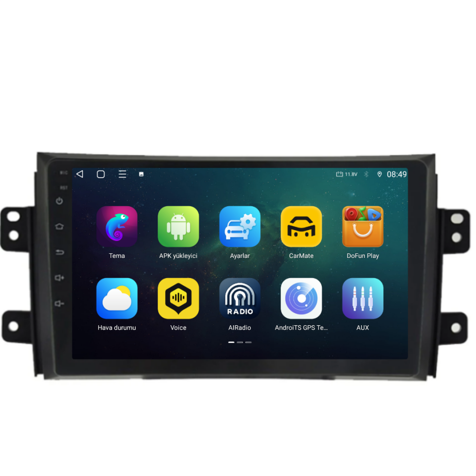 Suzuki SX4 Android Multimedya Sistemi  6 GB RAM / 128 GB Hafıza / 8 Çekirdek