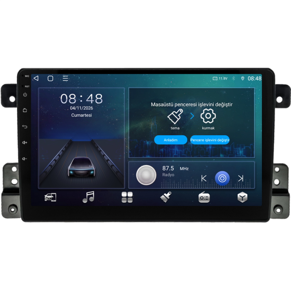 Suzuki Grand Vitara Android Multimedya Sistemi  6 GB RAM / 128 GB Hafıza / 8 Çekirdek