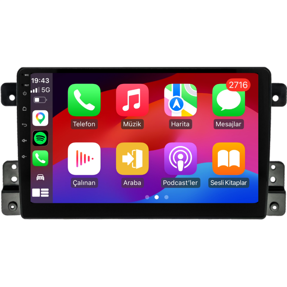 Suzuki Grand Vitara Android Multimedya Sistemi  6 GB RAM / 128 GB Hafıza / 8 Çekirdek