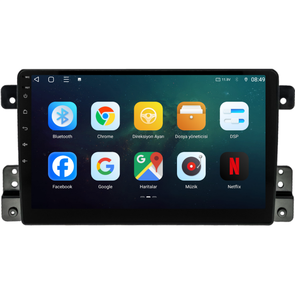 Suzuki Grand Vitara Android Multimedya Sistemi  6 GB RAM / 128 GB Hafıza / 8 Çekirdek