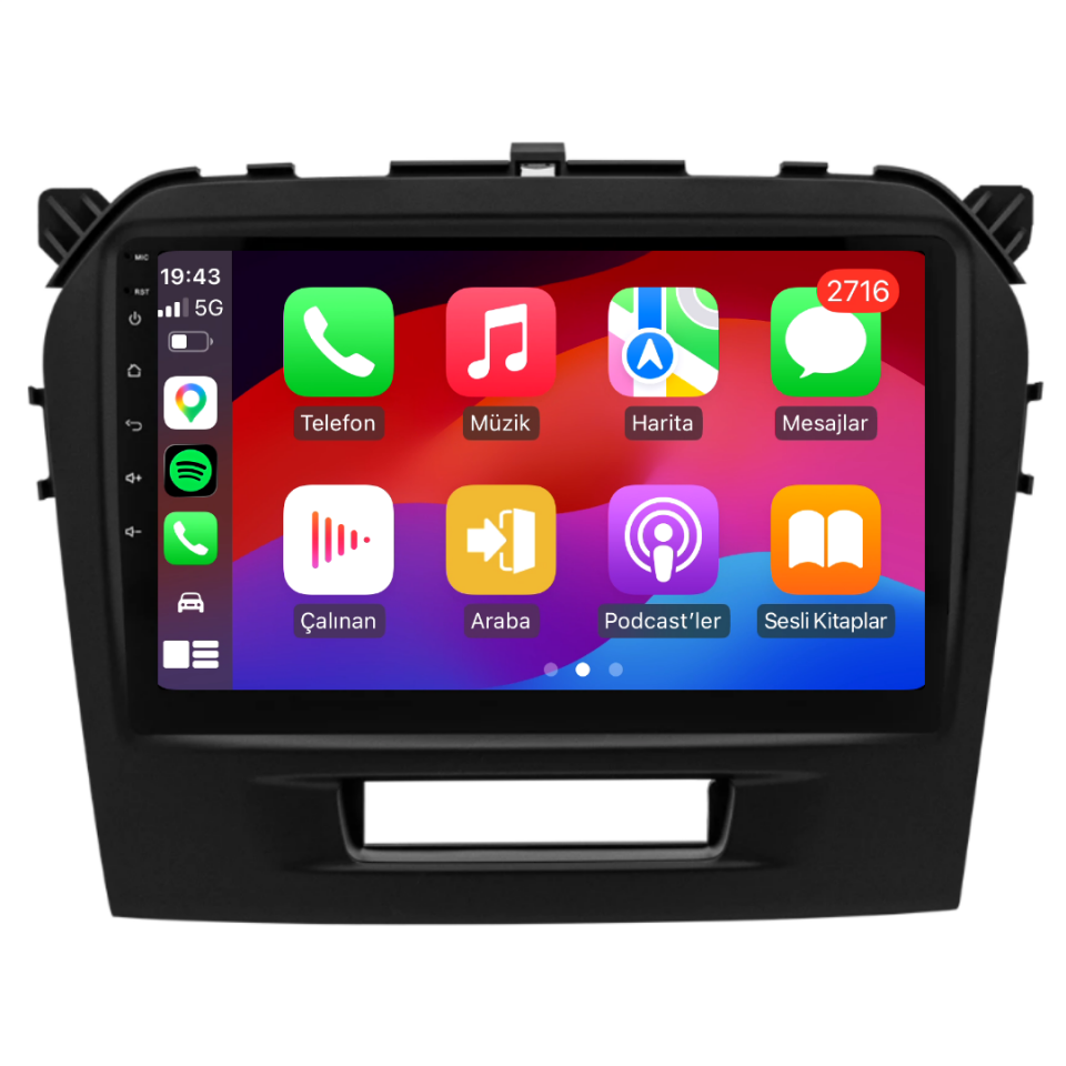Suzuki Vitara Android Multimedya Sistemi 2016-2024 6 GB RAM / 128 GB Hafıza / 8 Çekirdek