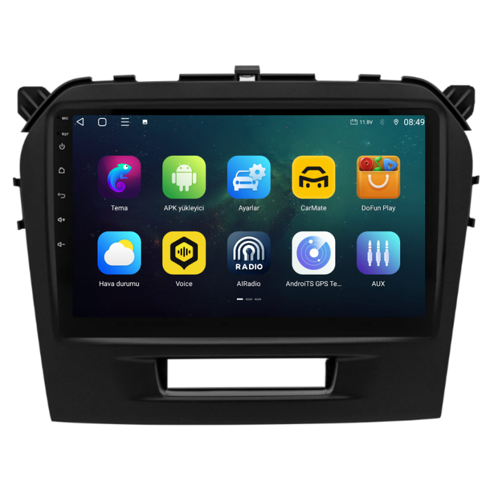 Suzuki Vitara Android Multimedya Sistemi 2016-2024 6 GB RAM / 128 GB Hafıza / 8 Çekirdek