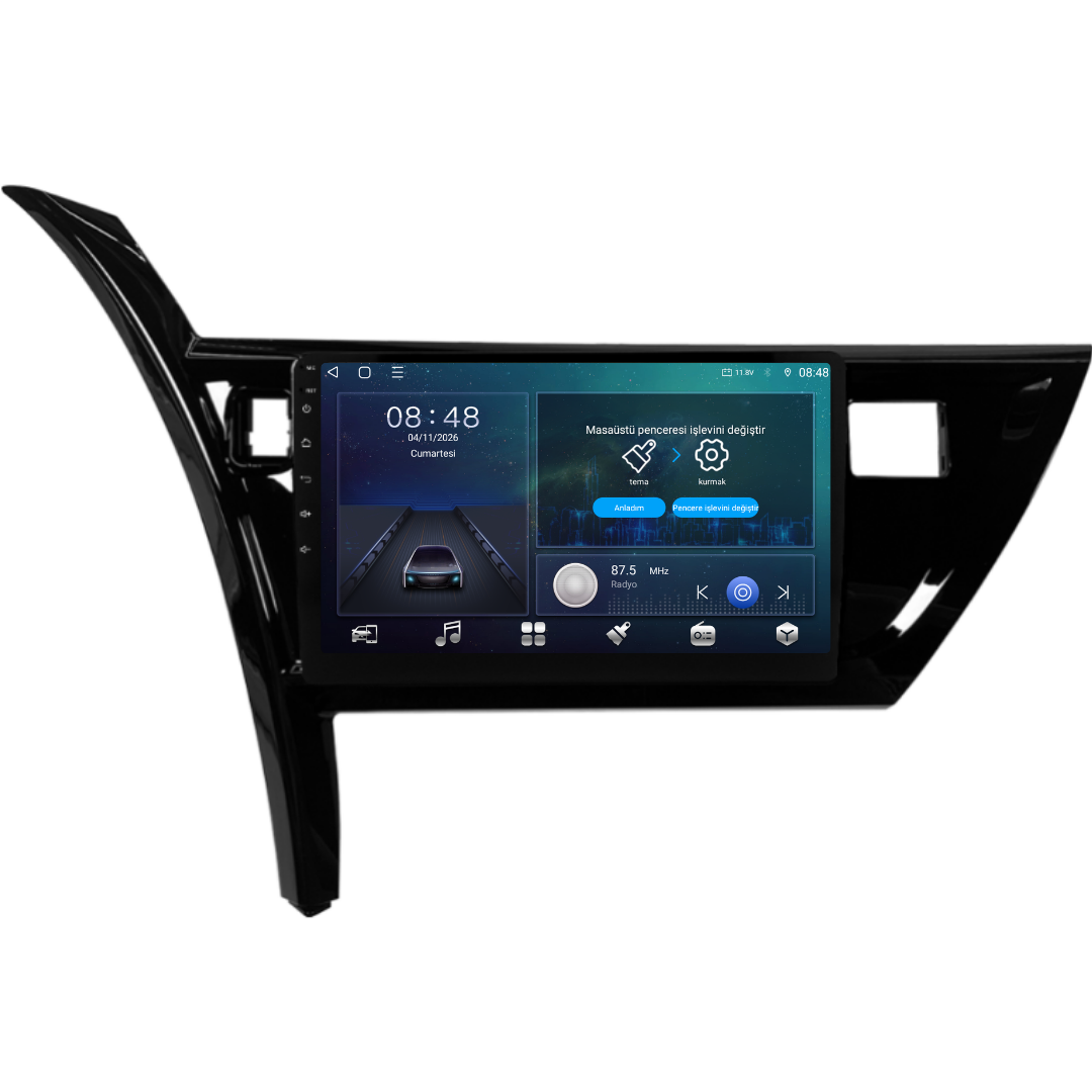 Toyota Auris Android Multimedya Sistemi 2013-2015 6 GB RAM / 128 GB Hafıza / 8 Çekirdek