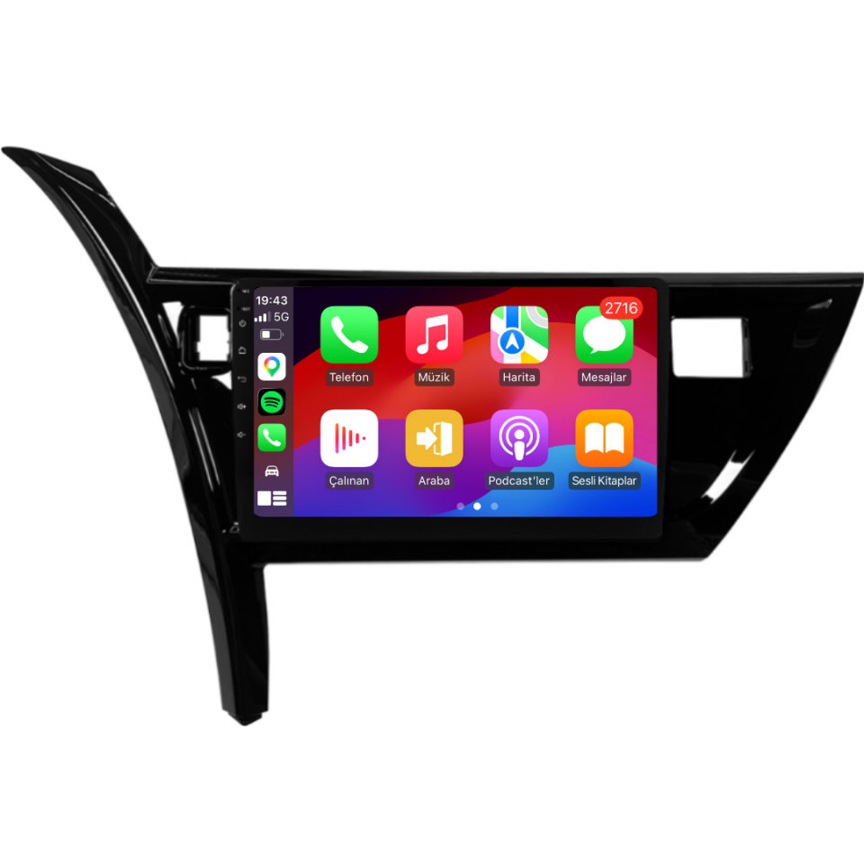 Toyota Auris Android Multimedya Sistemi 2013-2015 6 GB RAM / 128 GB Hafıza / 8 Çekirdek