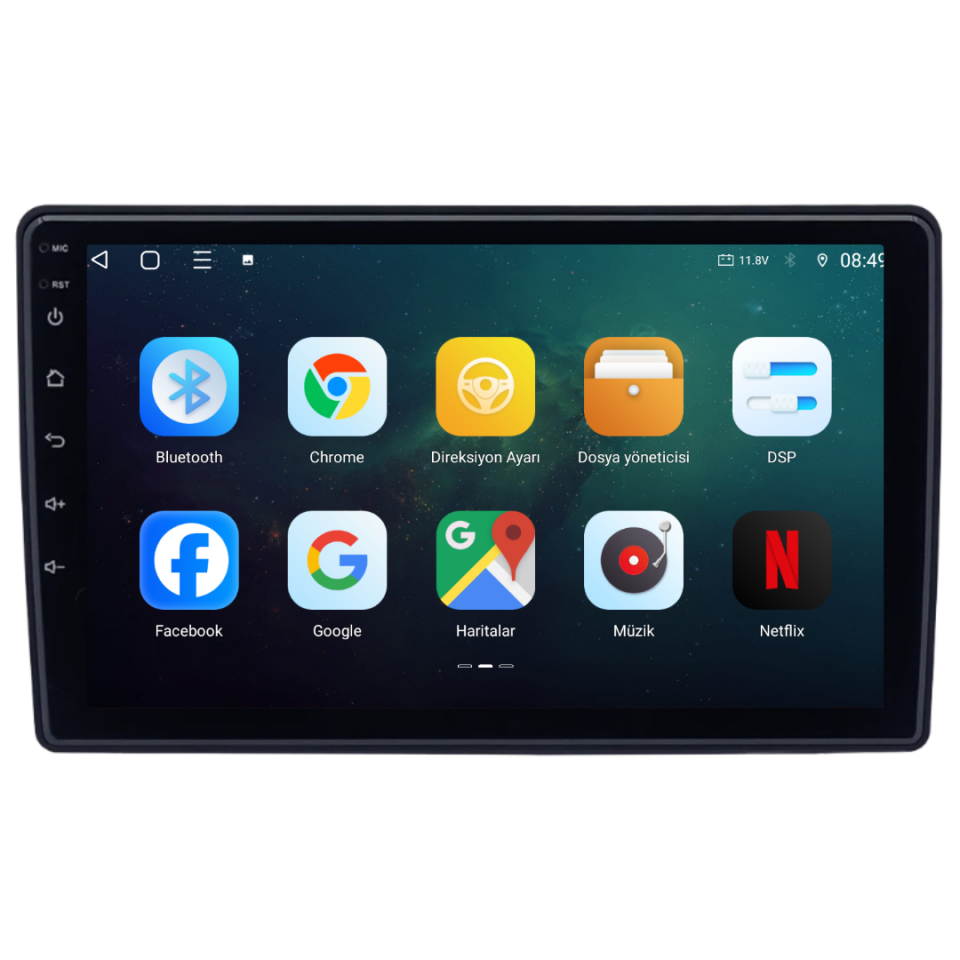 Toyota Avensis Android Multimedya Sistemi 2002-2008 6 GB RAM / 128 GB Hafıza / 8 Çekirdek