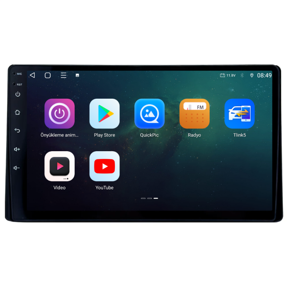 Toyota Corolla Android Multimedya Sistemi 2016-2019 6 GB RAM / 128 GB Hafıza / 8 Çekirdek
