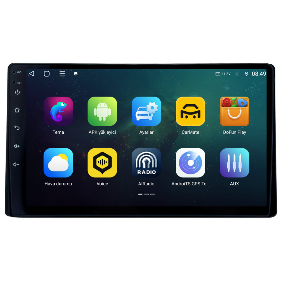 Toyota Corolla Android Multimedya Sistemi 2016-2019 6 GB RAM / 128 GB Hafıza / 8 Çekirdek
