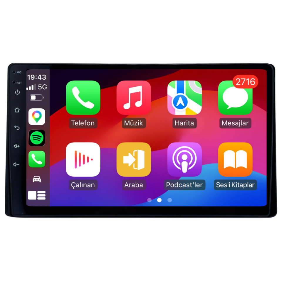 Toyota Corolla Android Multimedya Sistemi 2016-2019 6 GB RAM / 128 GB Hafıza / 8 Çekirdek