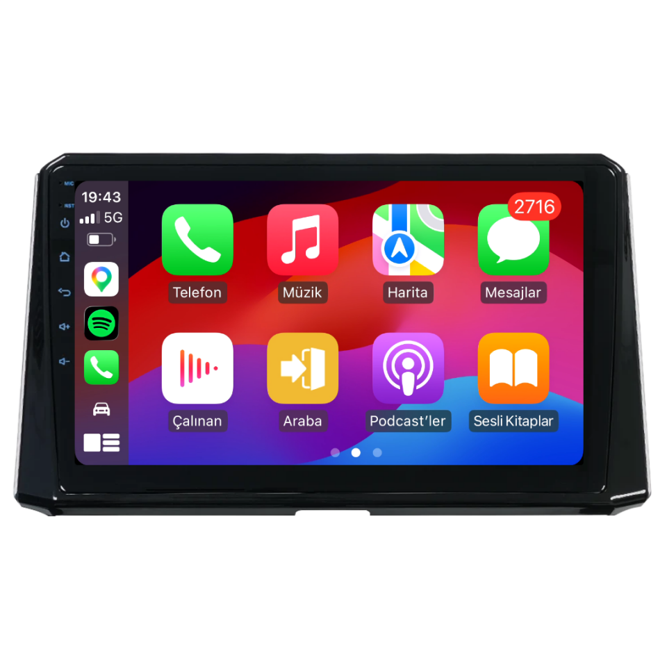 Toyota Corolla Android Multimedya Sistemi 2019-2024 6 GB RAM / 128 GB Hafıza / 8 Çekirdek