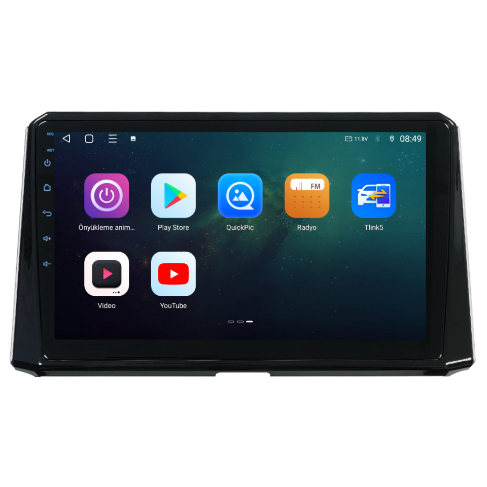 Toyota Corolla Android Multimedya Sistemi 2019-2024 6 GB RAM / 128 GB Hafıza / 8 Çekirdek