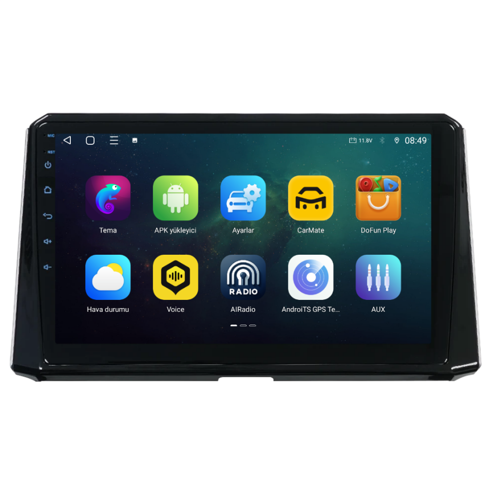 Toyota Corolla Android Multimedya Sistemi 2019-2024 6 GB RAM / 128 GB Hafıza / 8 Çekirdek