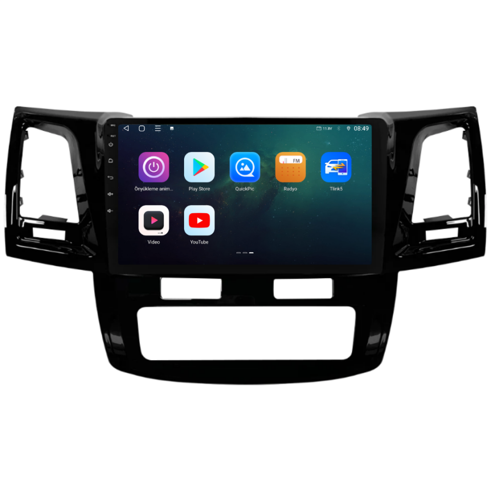 Toyota Hilux Android Multimedya  Dijital Klima  2006-2014 6 GB RAM / 128 GB Hafıza / 8 Çekirdek