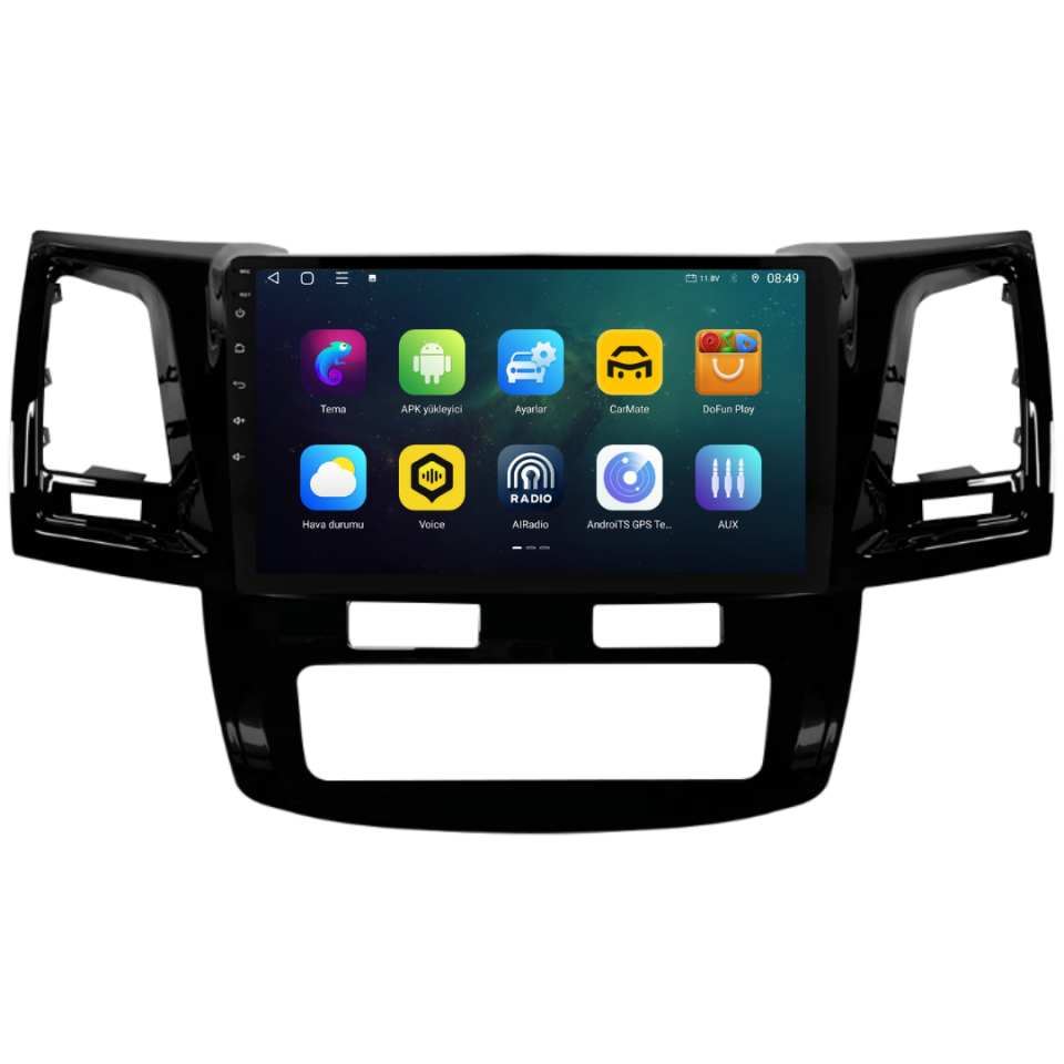 Toyota Hilux Android Multimedya  Dijital Klima  2006-2014 6 GB RAM / 128 GB Hafıza / 8 Çekirdek
