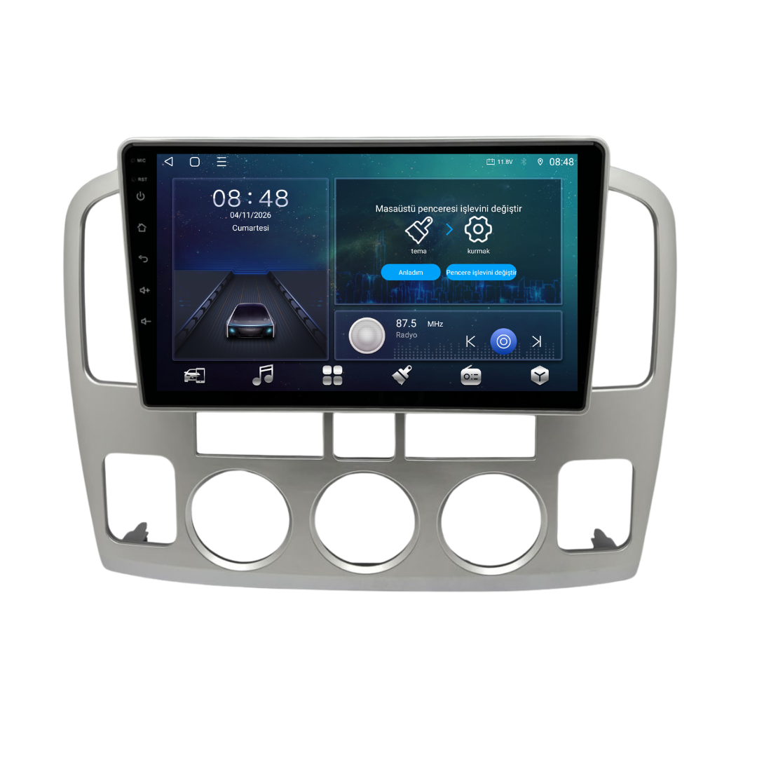 Suzuki Grand Vitara Android Multimedya 1998-2006  6 GB RAM / 128 GB Hafıza / 8 Çekirdek
