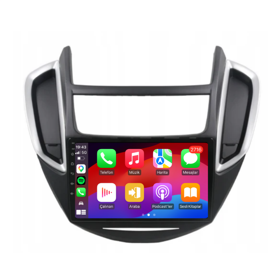 Chevrolet Trax Android Multimedya Sistemi 6 GB RAM / 128 GB Hafıza / 8 Çekirdek